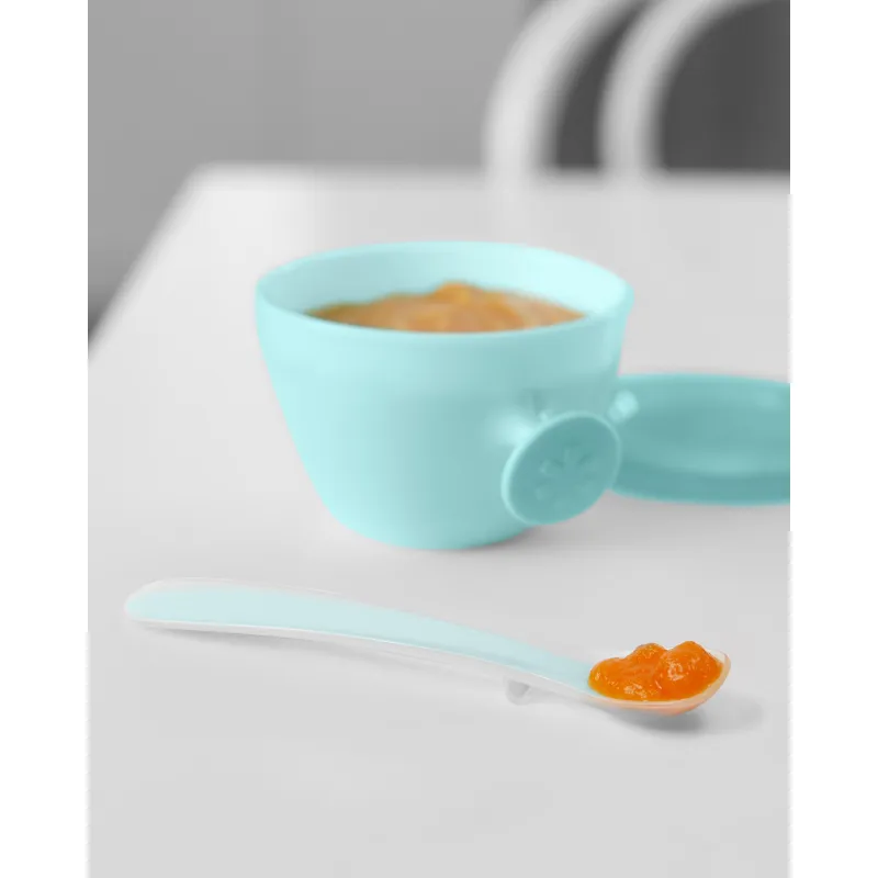Skip Hop Set jídelní s hrnkem 5 ks Easy-Feed Mealtime Set 6m +