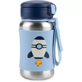 SKIP HOP Spark Style Láhev s brčkem na vodu nerez 12 m+
