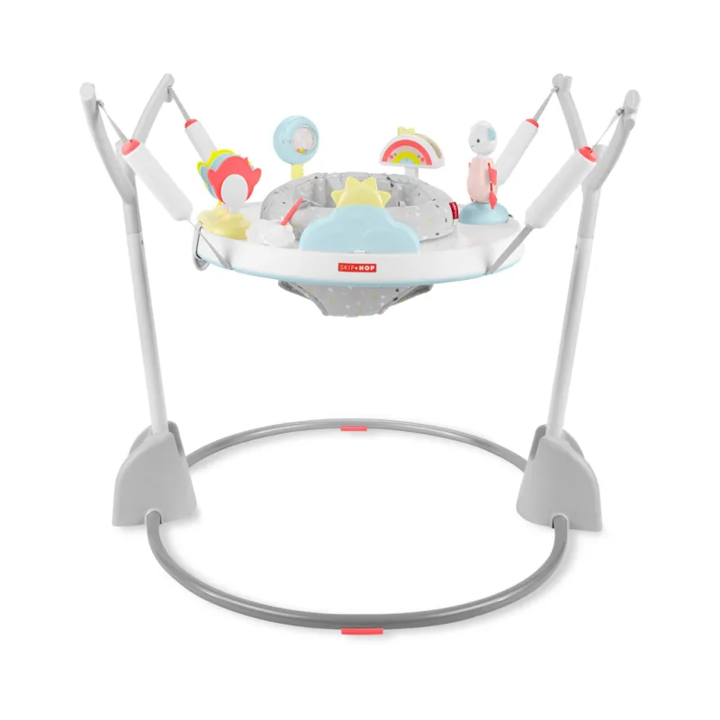 SKIP HOP Skákadlo/Aktivní centrum 2v1 Silver Lining Cloud™ 4m+