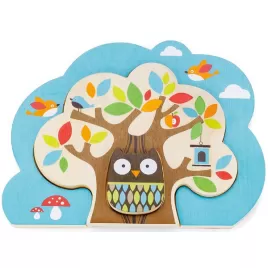 Skip Hop Puzzle Kamarádi ze stromu - dřevo