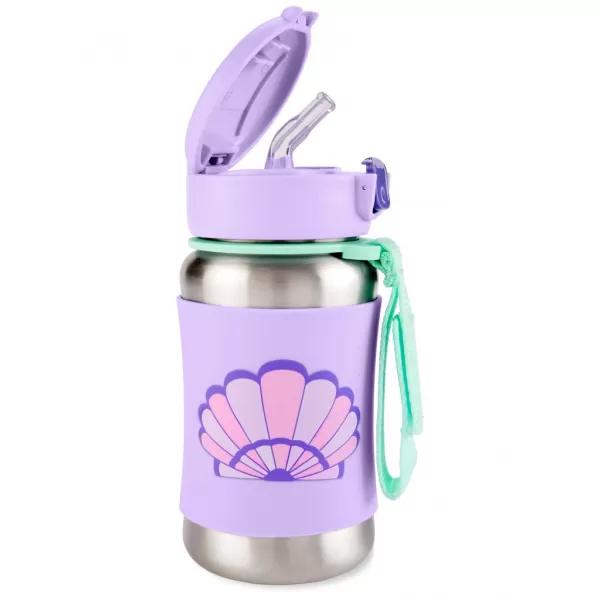 SKIP HOP Spark Style Láhev s brčkem na vodu nerez 12m+