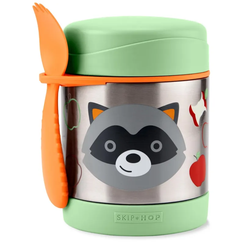 SKIP HOP Zoo Termoska na jídlo se lžičkou/vidličkou 325 ml, 3r+