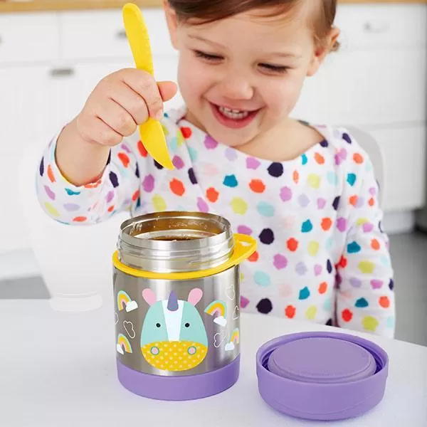 SKIP HOP Zoo Termoska na jídlo se lžičkou/vidličkou 325 ml, 3r+