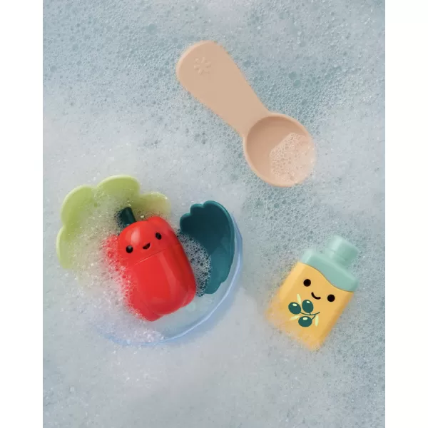 SKIP HOP Sada do vany Tub to table café 12m+ - Zábavný salát