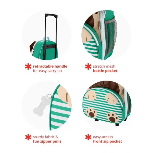 SKIP HOP Zoo Kufr cestovní Mopslík 3+