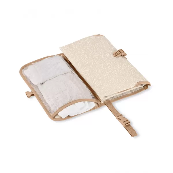 SKIP HOP Podložka přebalovací cestovní 2v1 Pronto Beige swirl dot