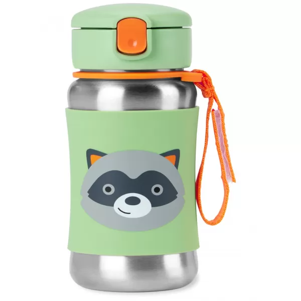 SKIP HOP Spark Style Láhev s brčkem na vodu nerez 12m+