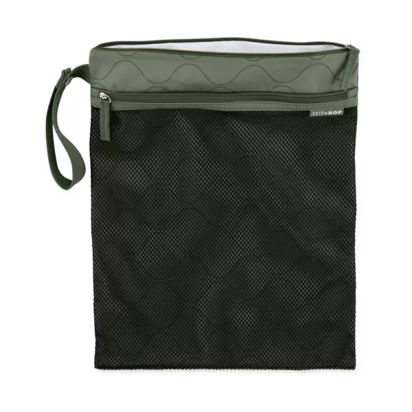 SKIP HOP Sáček nepremokavý Grab & go Dark sage 30 x 38 cm