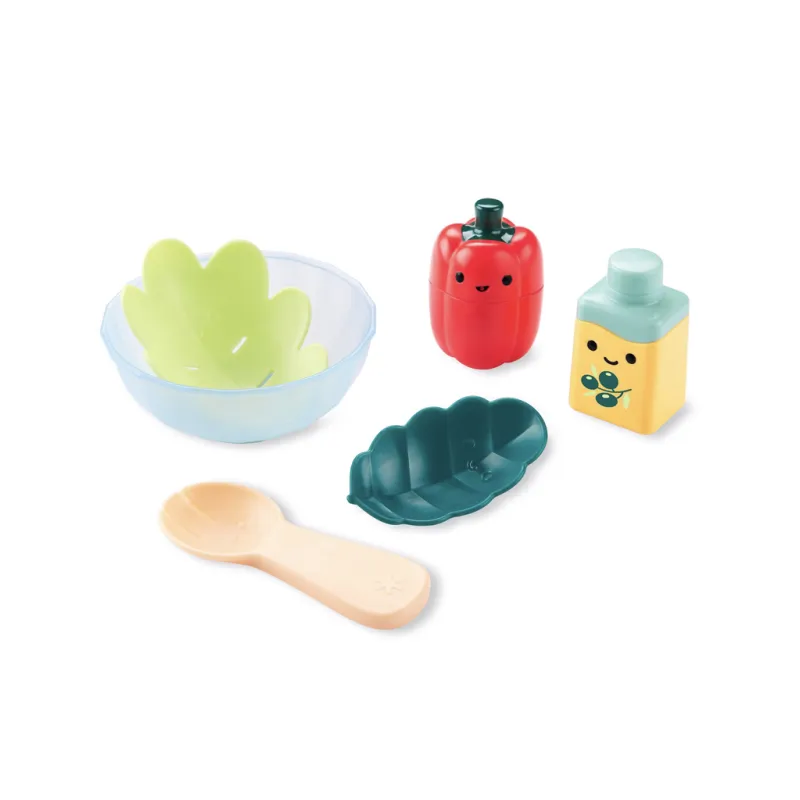 SKIP HOP Sada do vany Tub to table café 12m+ - Zábavný salát