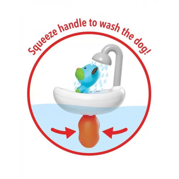 SKIP HOP Hračka do vody Zoo Squeeze&Shower Pejsek 2+